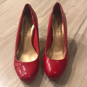 Madden Girl Red Heels